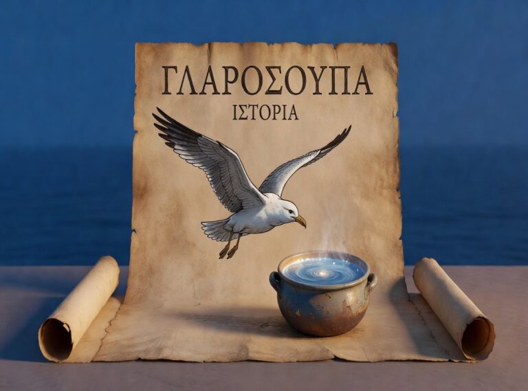 Glarosoupa Mple Istoria